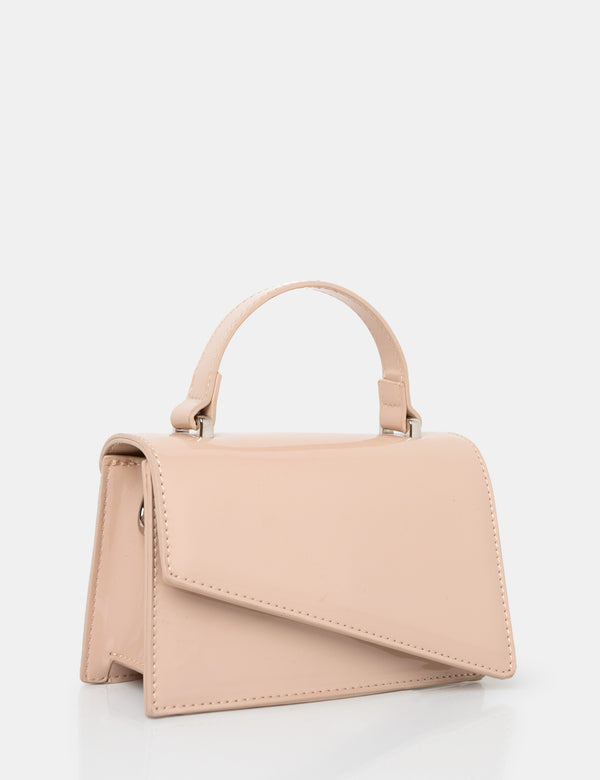 The Penny Nude Patent Mini Bag