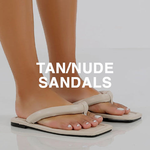 Tan & Nude Sandals