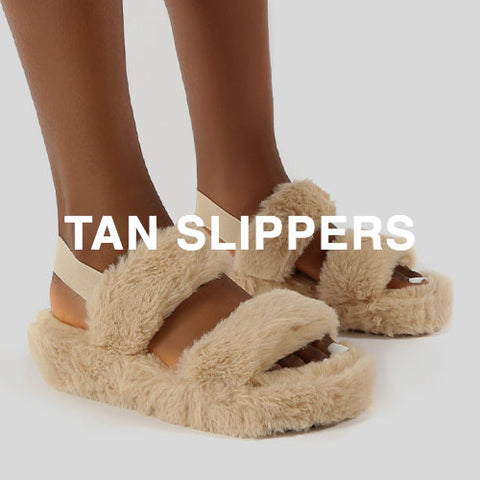 Tan Slippers for Women