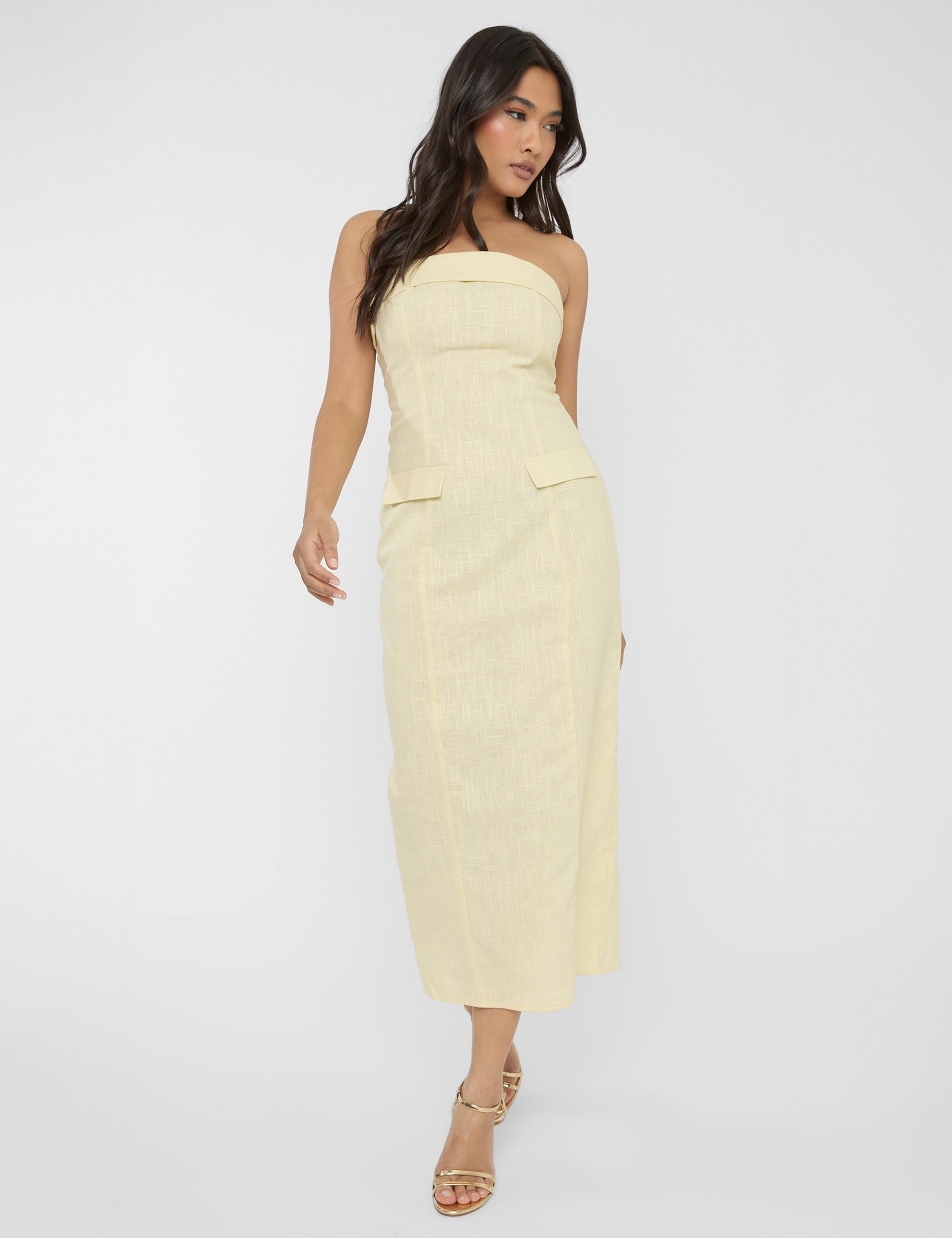 linen white wrap dress Penelope Mini Dress