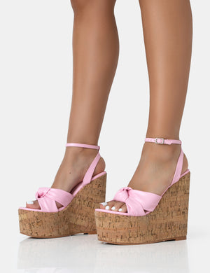 Round toe wedge sales heels