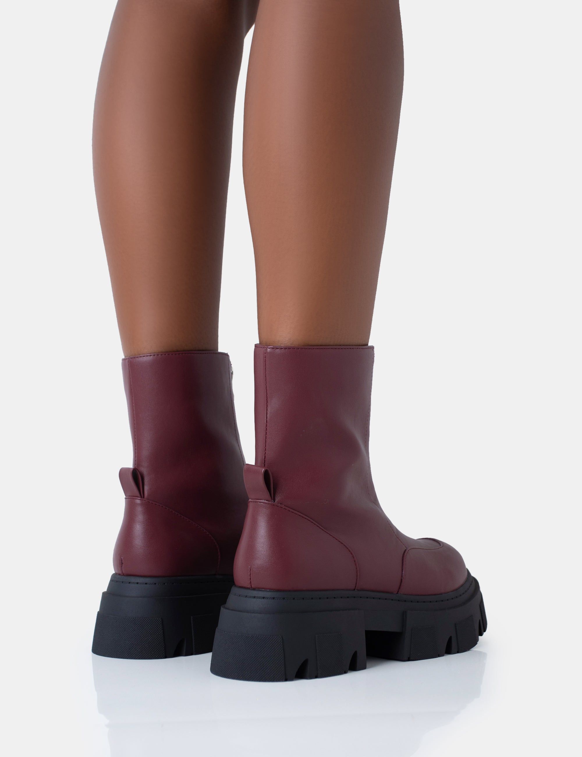 Public desire deals burgundy boots