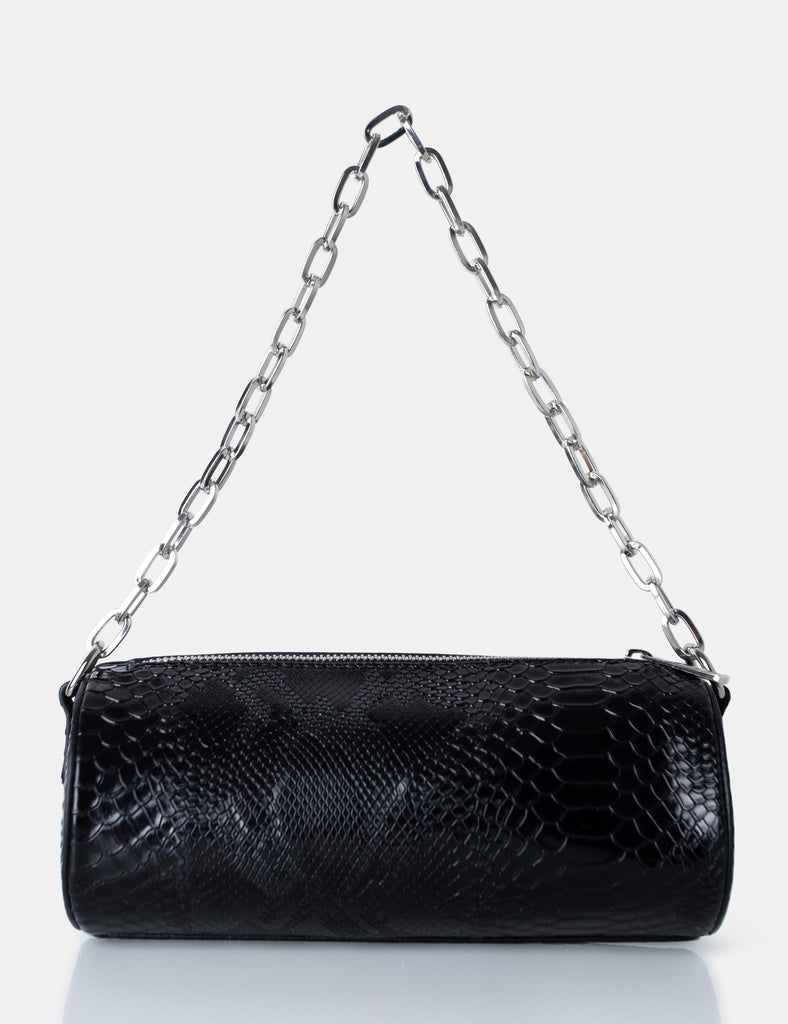 'Claudia' Cotton Bag Black