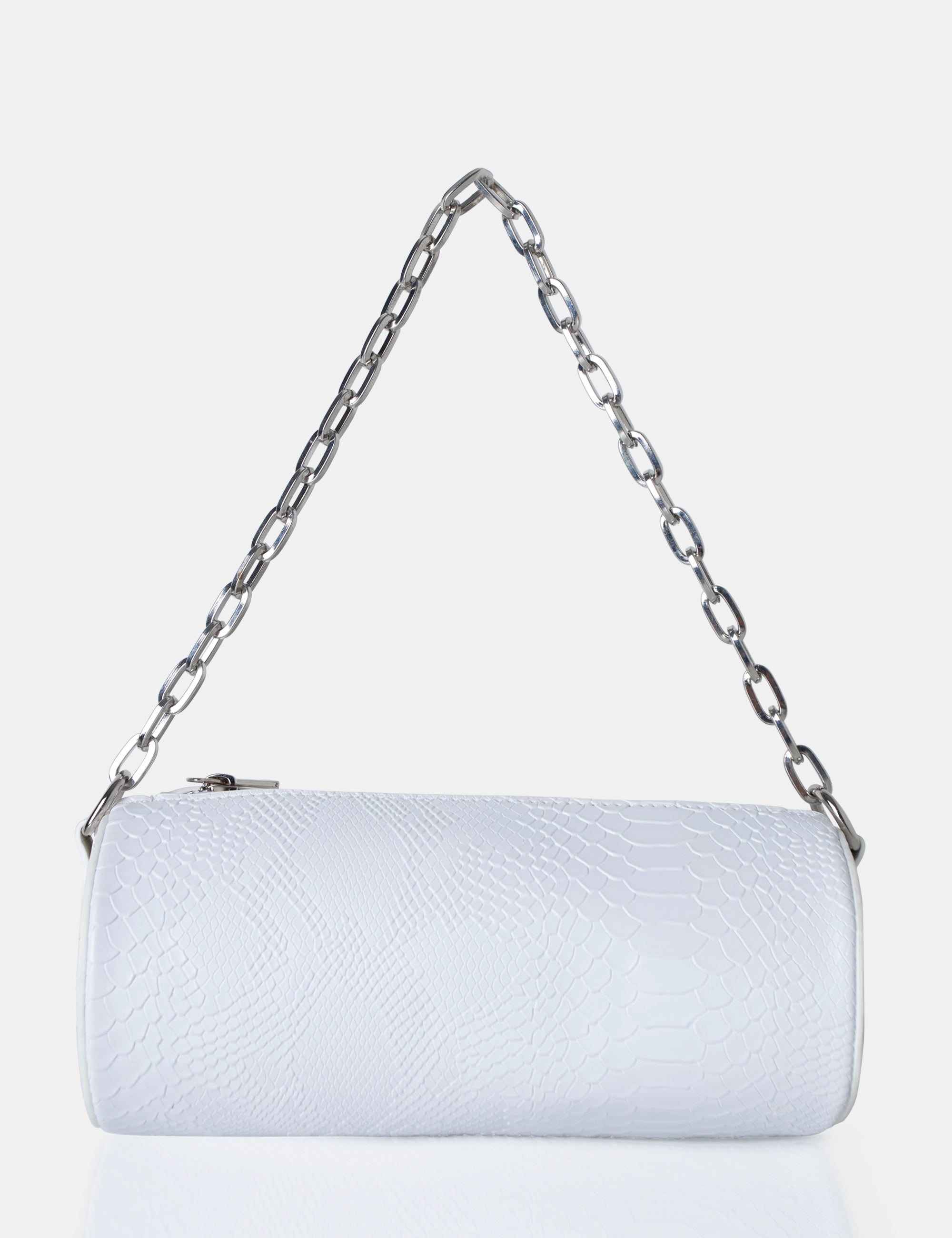 The Claudia White Croc Shoulder Bag | Public Desire