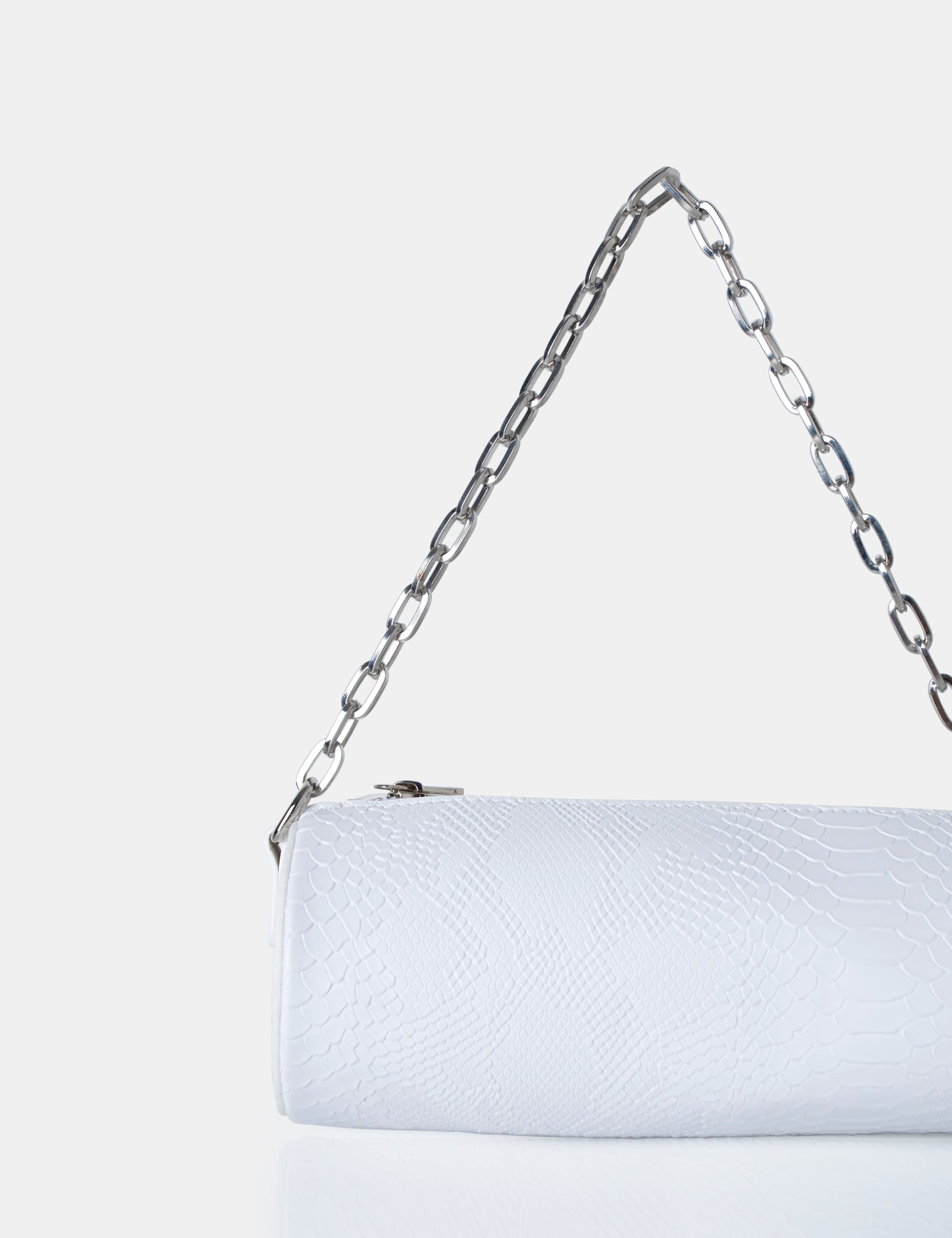The Claudia White Croc Shoulder Bag | Public Desire