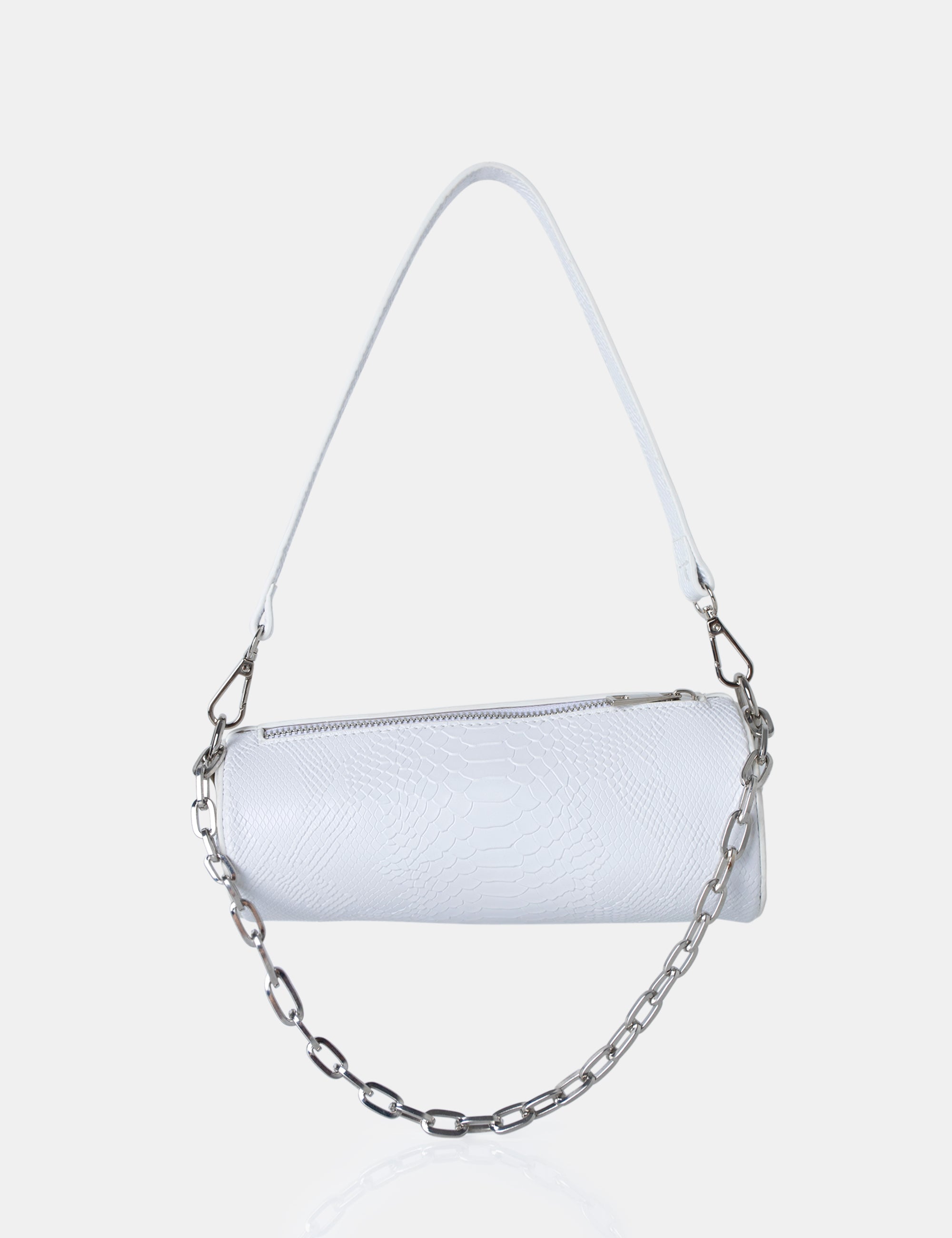 The Claudia White Croc Shoulder Bag | Public Desire