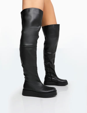 Wide fitting over the knee boots sale