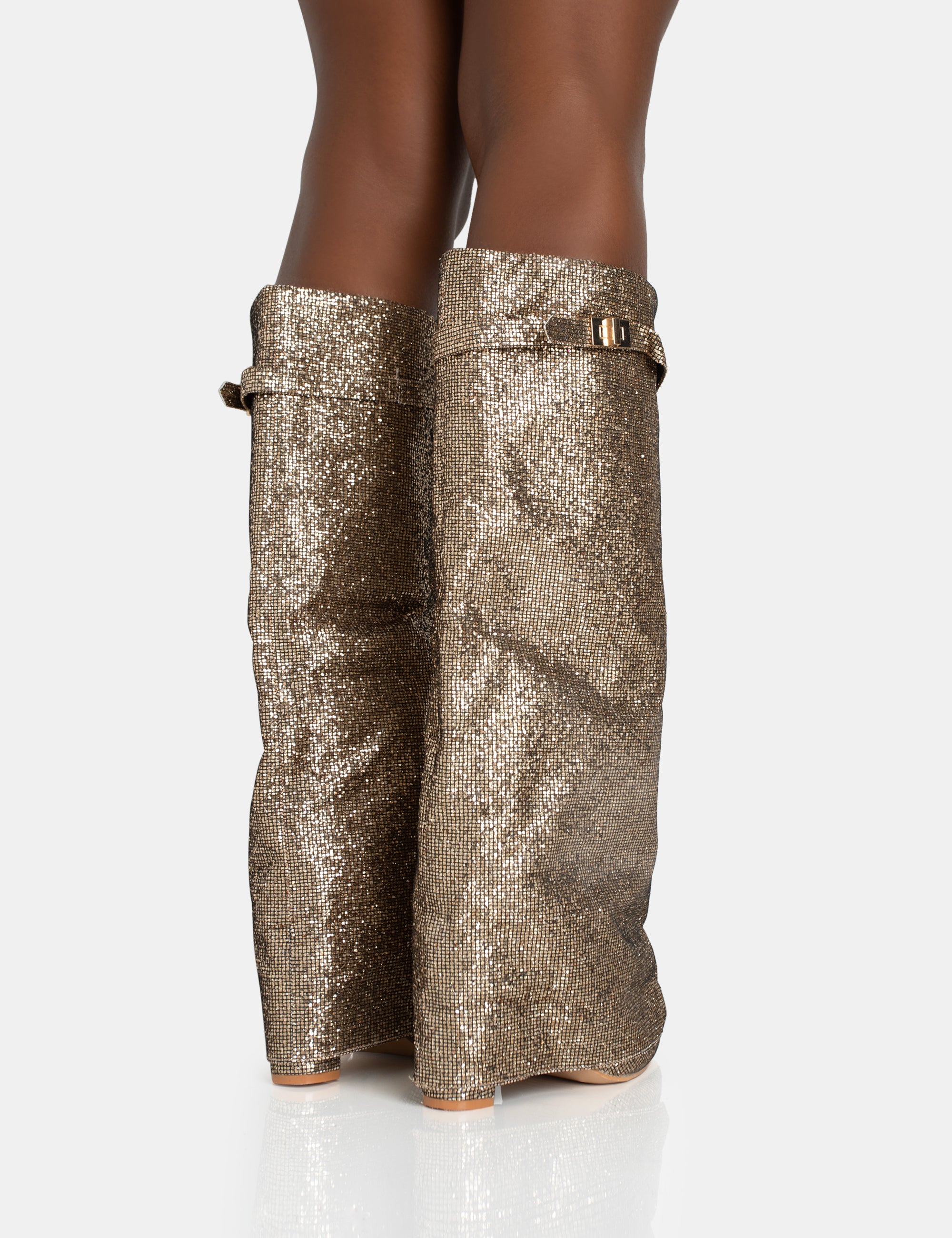 Public desire glitter boots sale