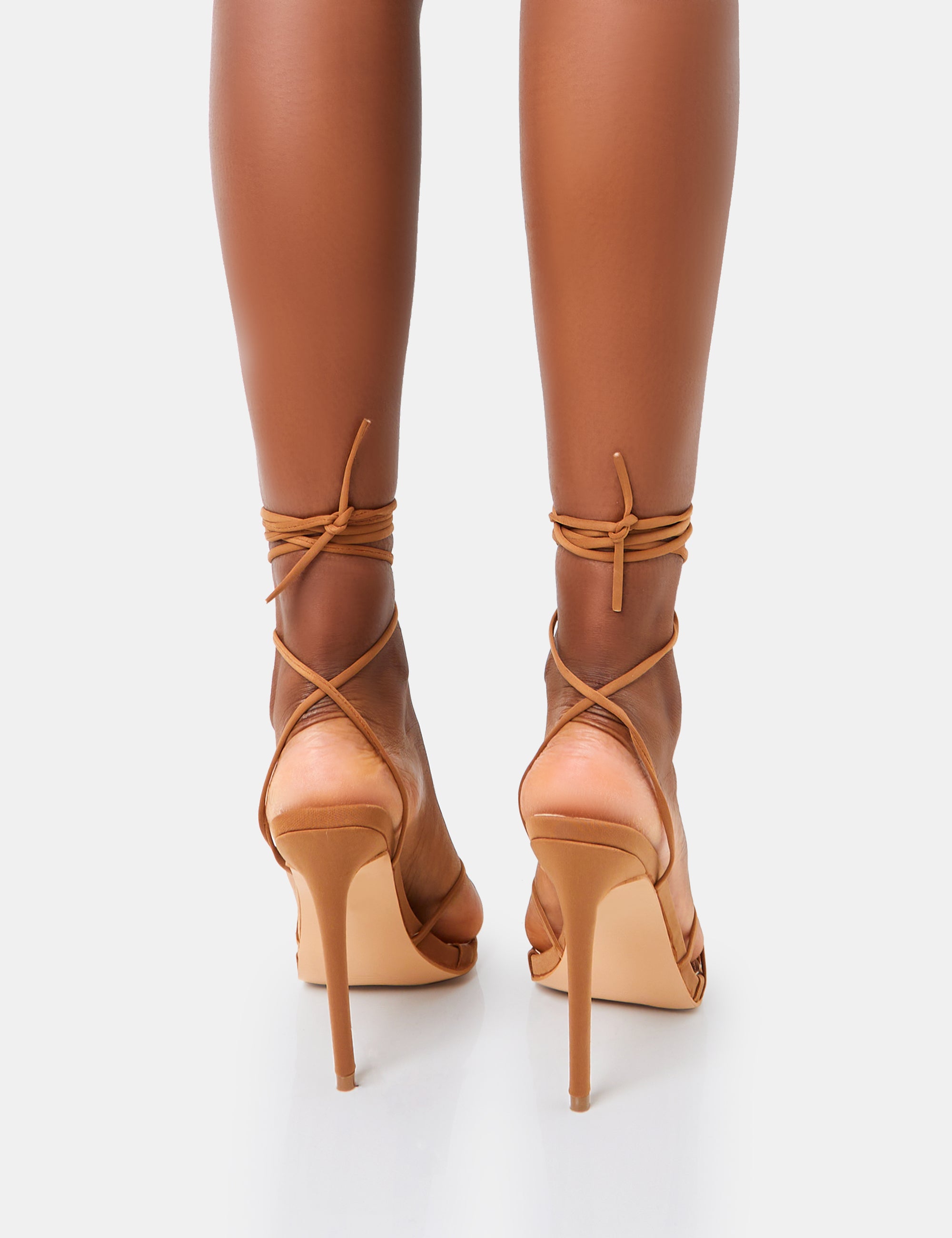 Tan wrap best sale heels