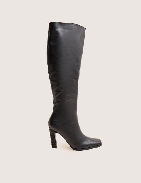 Black Knee High Boots