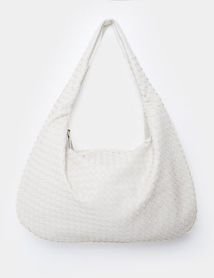 The Bailey Cream Woven Medium Bag