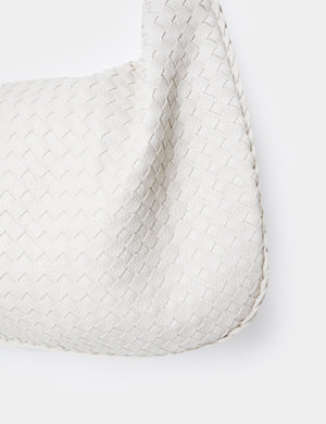The Bailey Cream Woven Medium Bag