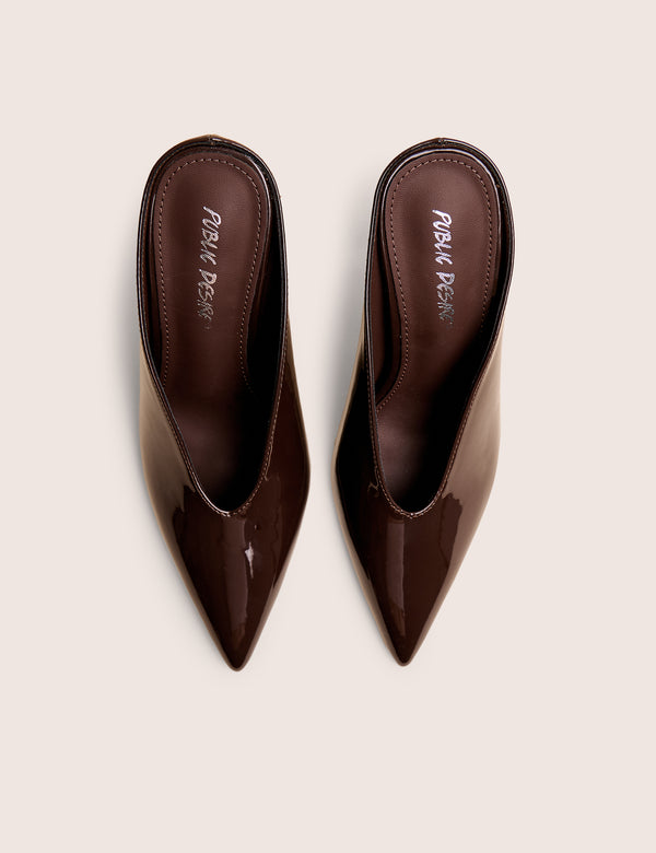Elixr Chocolate Patent Court High Heels