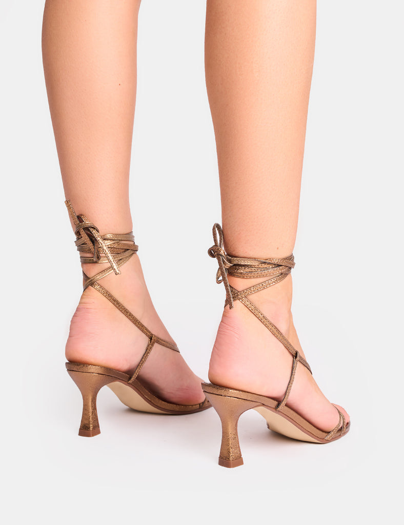 Helsa, Lace Up strappy heels
