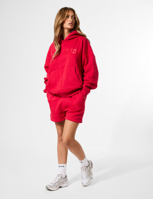 Kaiia Studio Oversized Hoodie Red