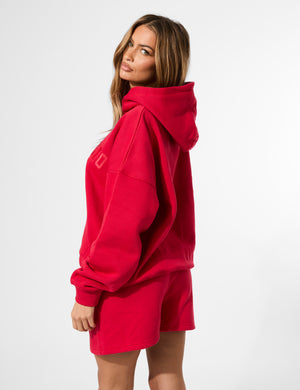 Kaiia Studio Oversized Hoodie Red