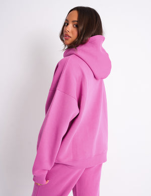 Kaiia Oversized Hoodie Hot Pink Public Desire