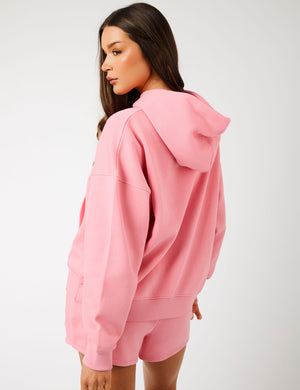 Kaiia KTL Logo Oversized Hoodie Angel Pink
