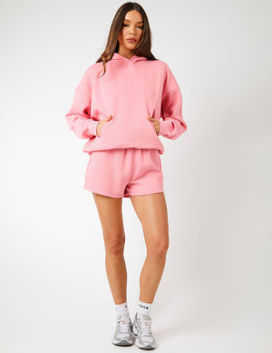 Kaiia KTL Logo Oversized Hoodie Angel Pink