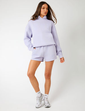 Kaiia KTL Logo Oversized Hoodie Iced Lilac