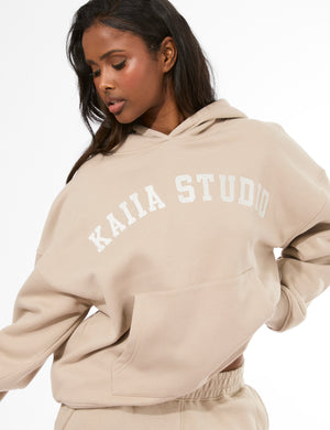 Kaiia Studio Oversized Hoodie Stone