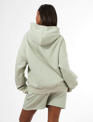 Kaiia Studio Oversized Hoodie Sage & White
