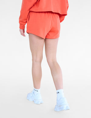 Kaiia Studio Mini Sweat Shorts Orange