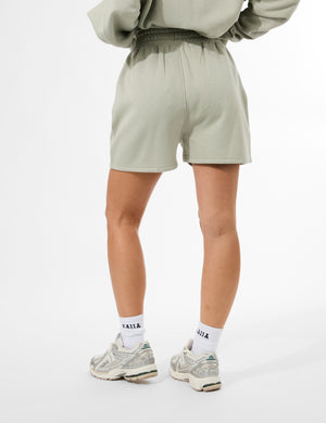 Kaiia Logo Sweat Shorts Matcha