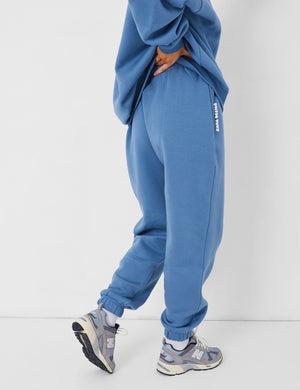 Kaiia Design Relaxed Fit Cuffed Jogger Co-ord Denim Blue