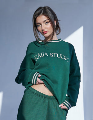 Kaiia Studio Sweatshirt Green
