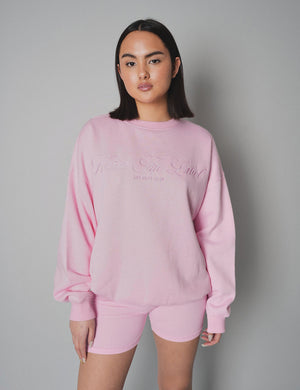 Kaiia the Label Logo Sweatshirt Pink