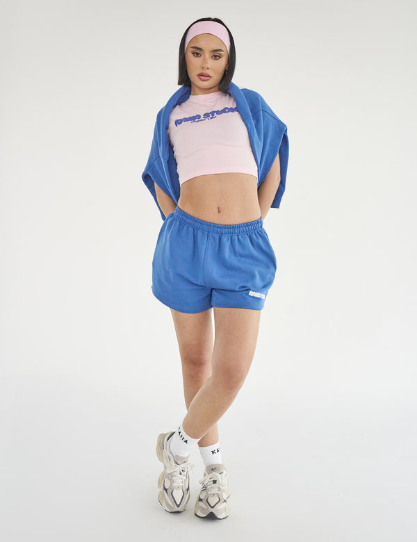 Kaiia Studio Bubble Logo Baby Tee Baby Pink & Blue