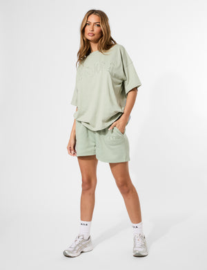 Kaiia Oversized T-shirt Sage Green