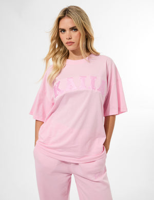 Kaiia Studio Oversized T-shirt Baby Pink
