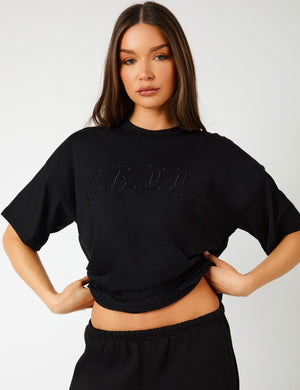 Kaiia Oversized T-shirt Black