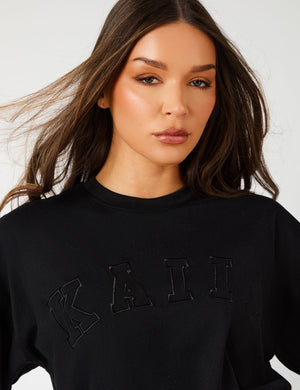 Kaiia Oversized T-shirt Black