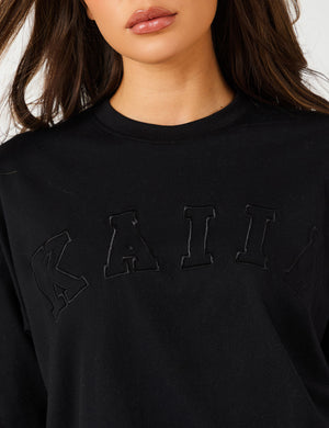 Kaiia Oversized T-shirt Black