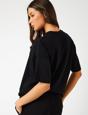 Kaiia Oversized T-shirt Black