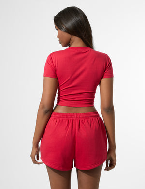 Kaiia KTL Logo Baby Tee Red