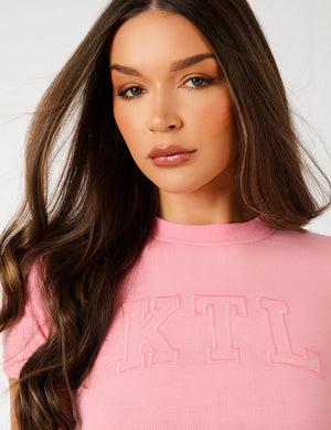 Kaiia KTL Logo Baby Tee Angel Pink