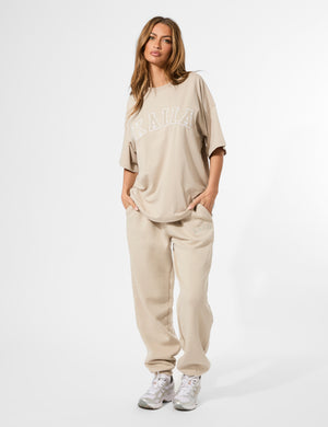 Kaiia Oversized T-shirt Stone