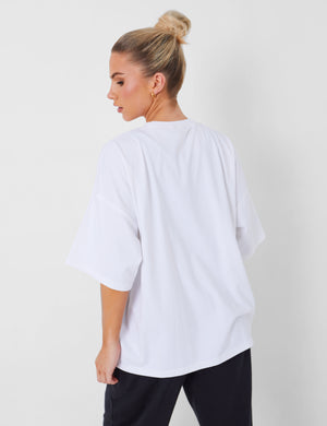 Kaiia Studio Oversized T-shirt White