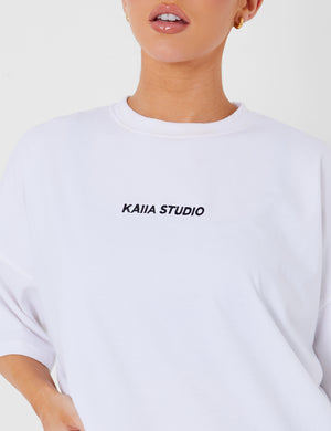 Kaiia Studio Oversized T-shirt White