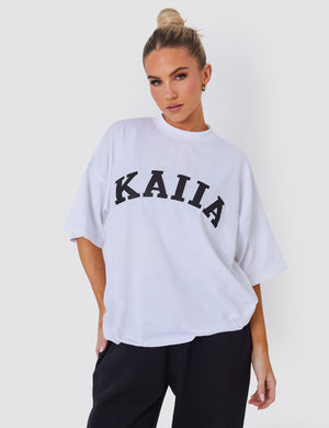 Kaiia Oversized T-shirt in White