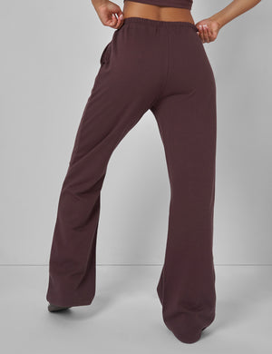 Wide Leg Sweat Pants Mocha