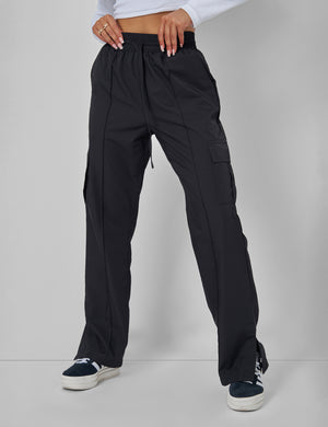Split cargo hotsell pants