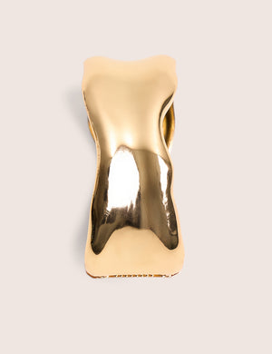 Chunky Single Clasp Bangle Gold
