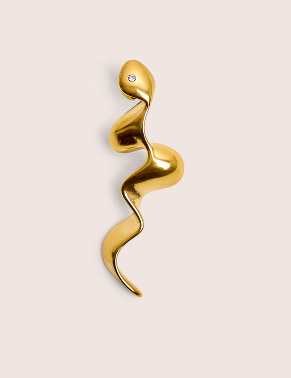 Abstract Swirl Earrings