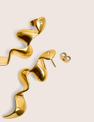Abstract Swirl Earrings
