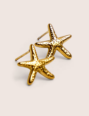 Mini Star Fish Stud Earrings